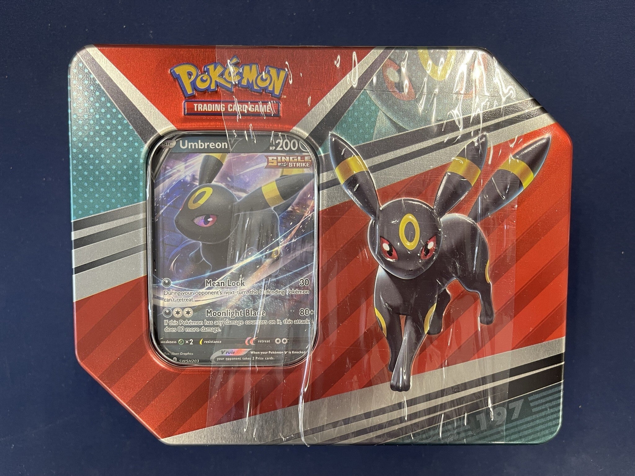 V Heroes Tin: Umbreon V SWSH203 - Pokemon TCG Live Code – Card